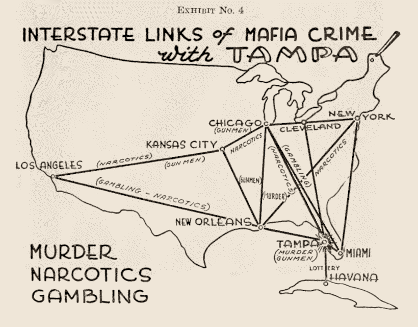 Tampa Mafia connections revealed by Kefauver Committee