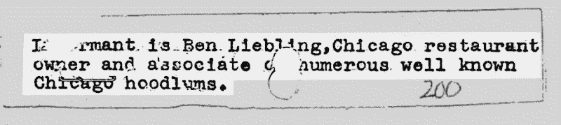 Portion of May 4, 1961, FBI document