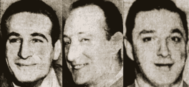 Daniel Hanna, Joseph Giordano and Victor Carlucci