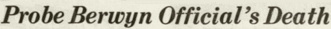 News headline