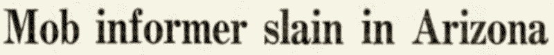 Newspaper headline