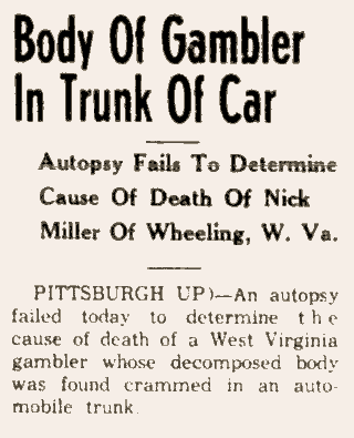 Newspaper headline