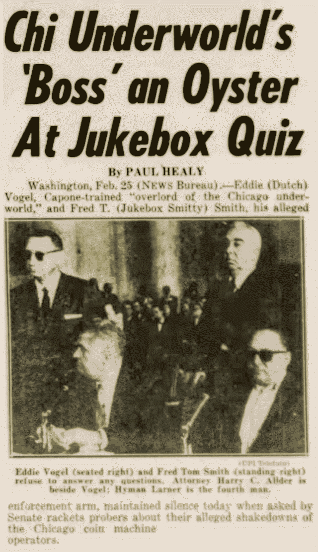 Appearance before Senate committee