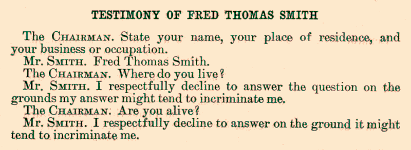 Smith testimony
