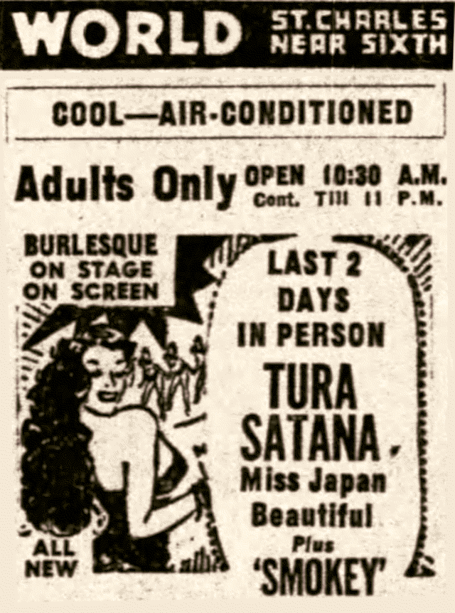 Burlesque advertisement